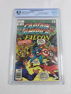 Buy Captain America 217 - 1st Marvel Man Aka Quasar - CBCS 8.5 (Not CGC) White Pages • 63.09£