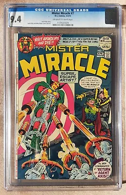 Buy MISTER MIRACLE #7 CGC 9.4 Jack Kirby  Apokolips Trap  1972 S & K Boy Commandos • 79.94£