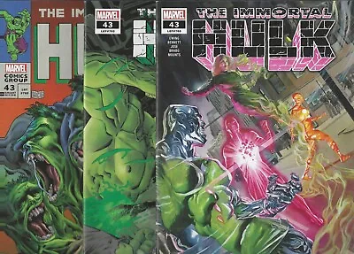 Buy Immortal Hulk #43 Recalled Set Cover A/bennett Variant/alien Variant Marvel • 19.98£