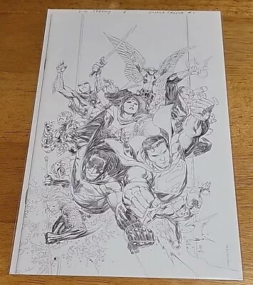 Buy Justice League 2018 #1 NM+! Cheung Pencils/Sketch 1:250 Variant! RARE. • 44.24£