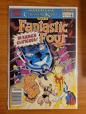 Buy Vd -- Fantastic Four Annual #25 (marvel 1992) 1st Anachronauts - Newsstand Kang • 3.95£