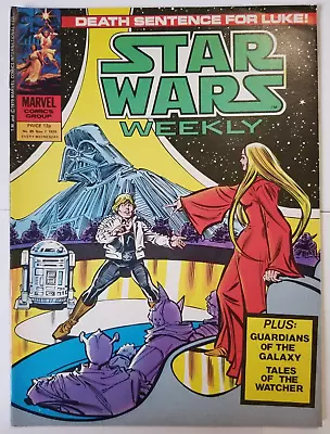 Buy Star Wars Weekly #89 VF/NM (Nov 7 1979, Marvel UK) Luke Skywalker Cover • 17.98£