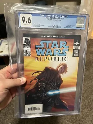 Buy Star Wars Republic #71 Cgc 9.6 Dark Horse - Death Of Asajj Ventress Clone Wars • 59.29£