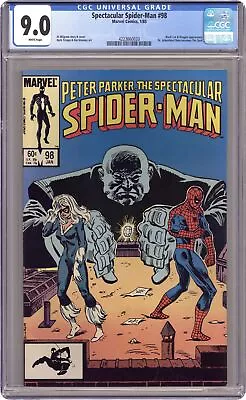 Buy Spectacular Spider-Man Peter Parker #98D CGC 9.0 1985 4223660020 • 66.12£