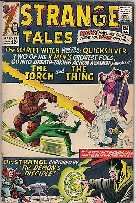 Buy Strange Tales 128 - 1965 -Scarlet Witch -  Dr. Strange By Ditko - Fine ++ • 44.99£