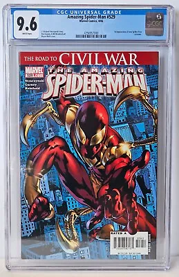 Buy CGC 9.6 Amazing Spider-Man #529 1st Iron Spider Suit Costume 1st Print 2006 • 70.45£