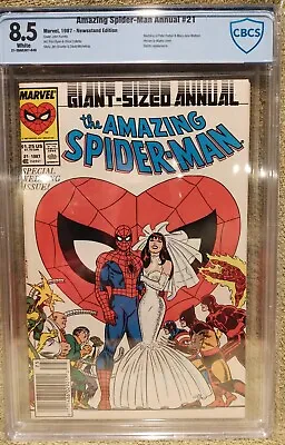 Buy Amazing Spider-Man Annual 21 CBCS 8.5 Wp  NEWSSTAND Spiderman  • 59.38£