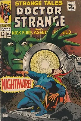 Buy Marvel Strange Tales, Nick Fury Agent Of Shield #164 VGF Steranko • 11.85£