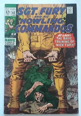 Buy Sgt Fury And His Howling Commandos 62 Fine + £10 Jan 1969. Postage On 1-5 Comics • 10£