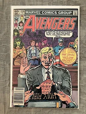 Buy Avengers #228 (marvel 1983) 🔑 Hank Pym In Court 🔑 Masters Of Evil 🔥 Bronze... • 2£