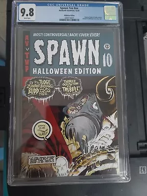 Buy Spawn Ten Remastered Halloween Edition Ap Ltd To 106 Cgc 9.8 Extremely Rare Htf • 138.36£