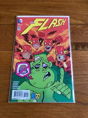 Buy Flash 42. Teen Titans Go Variant Cover. Nm Cond. Dc. Sept 2015 • 2.95£
