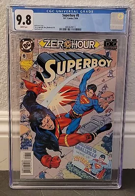 Buy Superboy #8 (9/94) ~ Cgc 9.8 ~ Vs Original Superboy - White Pages - Dc Comics • 59.57£