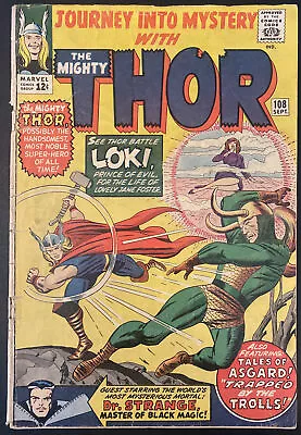 Buy Journey Into Mystery #108 Marvel Comic Book Lot Stan Lee Jack Kirby Thor Loki • 23.64£