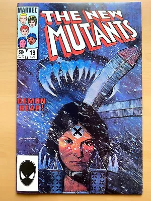 Buy The New Mutants #18 (NM). 1st App Warlock Demon Bear. Sienkiewicz Art! • 19.19£