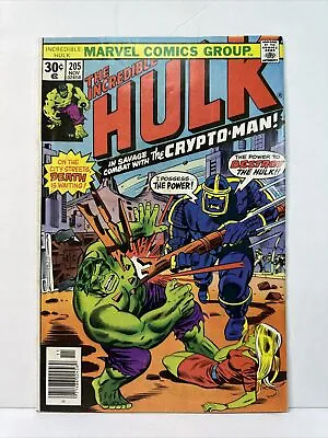 Buy The Incredible Hulk #205 (1976) Marvel Comics VF- 7.5 • 7.99£