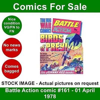 Buy Battle Action Comic #161 - 01 April 1978 - Nice No Writing - Battle Of Britain • 3.99£