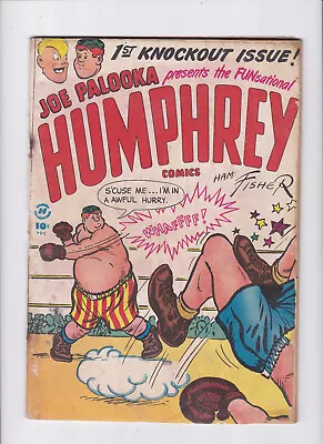 Buy Humphrey Comics #1 [1948 Fr] Boxing Cover!   Ham Fisher   Harvey Comics • 23.64£