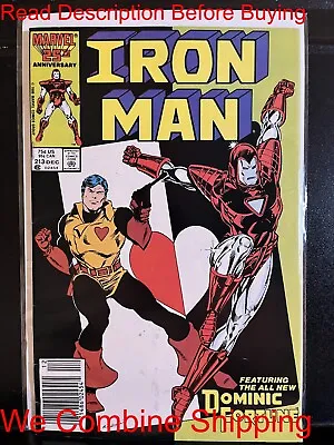 Buy BARGAIN BOOKS ($5 MIN PURCHASE) Iron Man #213 (1986 Marvel) We Combine Shipping • 1£