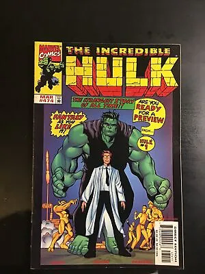 Buy Marvel Comics THE INCREDIBLE HULK # 474 (1999)  FINAL ISSUE  Low Print Run • 15.77£