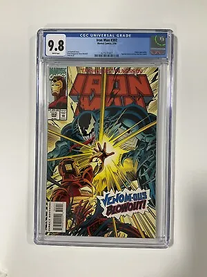 Buy Iron Man 302 CGC 9.8 White Pages 1994 Marvel Comics • 185.78£