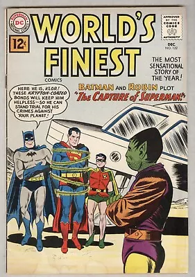 Buy World’s Finest #122 December 1961 VG The Capture Of Superman • 15.77£