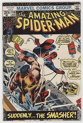 Buy Amazing Spider-Man 116 Marvel 1973 VG FN Stan Lee John Romita Spectacular 1 • 17.48£