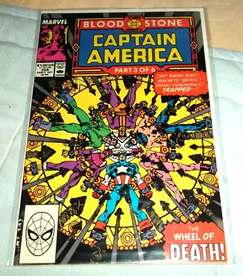 Buy Marvel CAPTAIN AMERICA (1989) #359 VF- 1st Crossbones • 5.67£