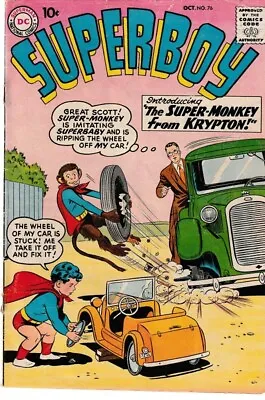 Buy Superboy 76-A DC Comics Vol-1 (1949-1979) Grade 3.0 • 39.94£