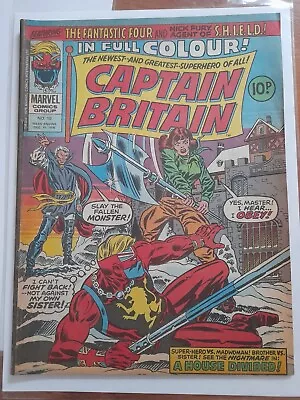 Buy Captain Britain #10 Dec 1976 Good+  2.5 1st Cover Appearance Of Betsy Braddock • 16.99£
