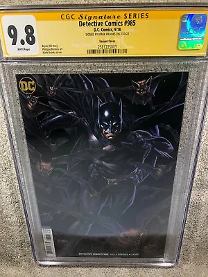 Buy Batman Detective Comics 985 CGC SS 9.8 Brooks Variant 9/18 • 181.83£