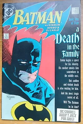 Buy BATMAN #426 Death In The Family Part 1 Key Issue 1988 VG • 12£