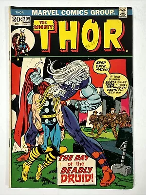 Buy Thor #209 Marvel Comics Marvel 1973 • 6.32£