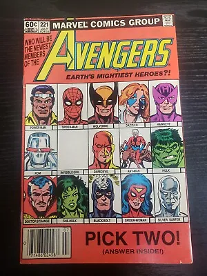 Buy Avengers #221  (VG/FN 5.0), Marvel- 1982  • 7.24£