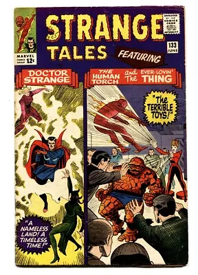 Buy STRANGE TALES #133 Comic Book 1965-DR STRANGE-HUMAN TORCH DITKO VG • 26.64£