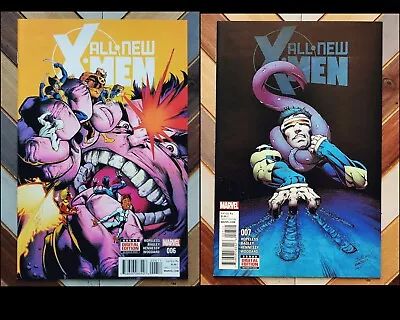 Buy ALL NEW X-MEN #6 & 7 (Marvel 2016) Avg NM Set Of 2 BAGLEY Art HOPLESS Story • 7.89£