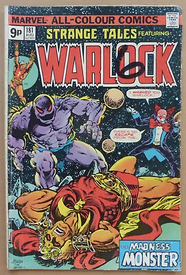Buy Strange Tales #181,  Warlock  And The  Madness Monster , 1975. • 8.75£