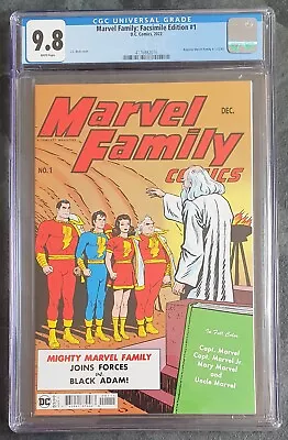 Buy Marvel Family #1 Facsimile Edition (2022) Cgc 9.8 • 56£