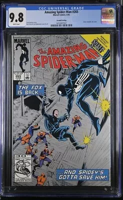 Buy Amazing Spider-Man #265 (2nd Print W/silver Inked Cover), 6/92, Marvel, CGC 9.8 • 142.30£