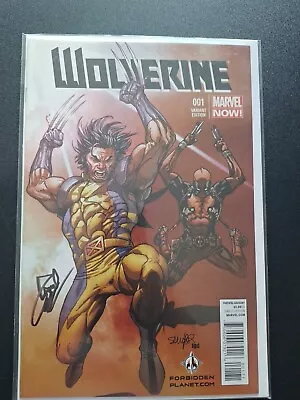 Buy WOLVERINE # 1 (Forbidden Planet Variant, SIGNED By PAUL CORNELL 2013) DEADPOOL  • 5£