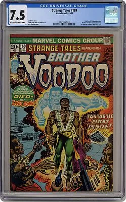 Buy Strange Tales #169 CGC 7.5 1973 3849482022 Origin & First Brother Voodoo Story • 660.16£