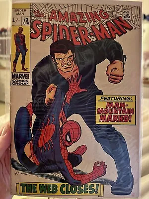 Buy The Amazing Spider-man #73, With  Man-mountain Marko , Grade Vf!! • 34.99£