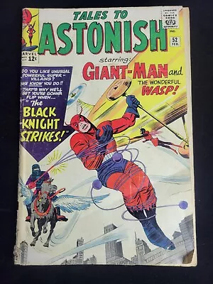 Buy Tales To Astonish #52 (1964)  1st Appearance Of The Black Knight! • 143.91£