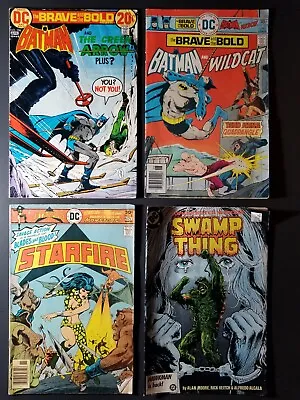 Buy Brave And The Bold Lot Of 4 Comics: #106,127 1970s Bronze Age, Swamp Thing #51.. • 14.48£