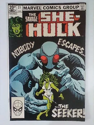 Buy Savage She-Hulk #21 - 1st Appearance Of Shade (Al Milgrom Cover. 1981🔥!) • 2.99£