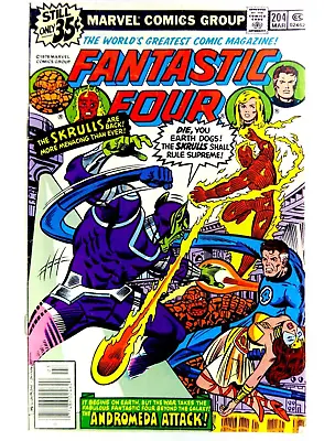 Buy Marvel FANTASTIC FOUR (1979) #204 Key 1st NOVA CORPS App VG/FN Ships FREE! • 11.19£
