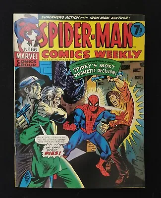 Buy Spider-man Comics Weekly No. 66 1974 - - Classic Marvel Comics + THOR IRONMAN  • 10.99£