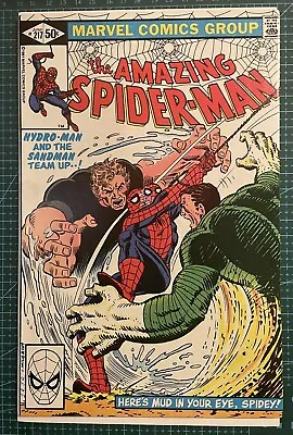 Buy AMAZING SPIDER-MAN #217  White Pg!; Sandman & Hydro-Man! • 199.99£
