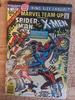 Buy Marvel Team-Up King Size Spider-Man & X-Men #1 1976 FN+ Comic Cents • 24.99£
