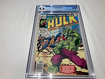 Buy Incredible Hulk 212 CGC 9.4 White Pages 1st Appearance Of The Constrictor! 1977 • 78.98£